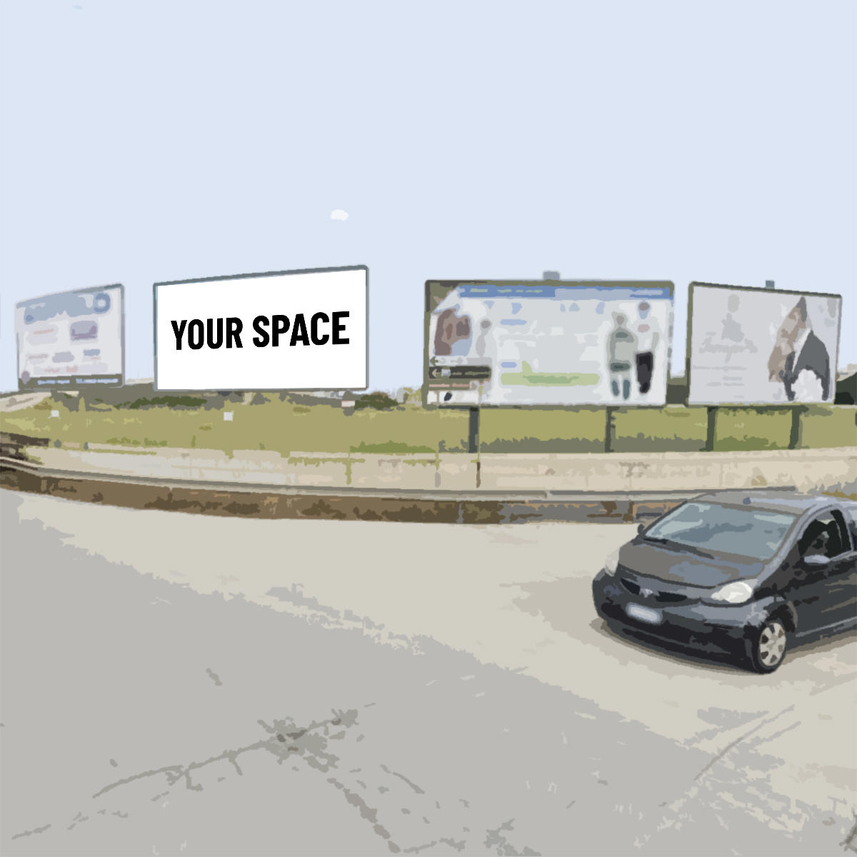 SPAZIO PUBBLICITARIO 600 x 300 Via Andria (TRANI) Dal 19/10/2026 al 01/11/2026 14 giorni